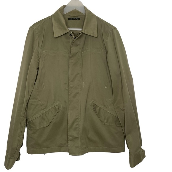 Theory Donaldson Sturdy Utility Field Jacket Size Small - Picture 1 of 16